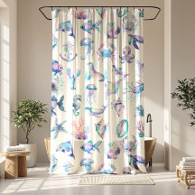 Pastellfarben Seetiermuster