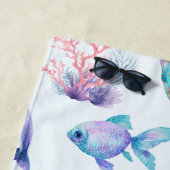 Pastellfarben Seetiermuster Strandtuch (Beispiel)