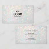 Pastellfarben simuliert iridescent Buch Ihr Logo Visitenkarte (Vorne/Hinten)