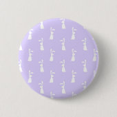 Pastellfarben, sonniges Muster, blaues Untergrunds Button (Vorderseite)