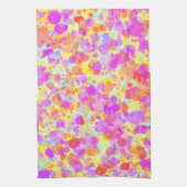 Pastellfarben-Spritzer Handtuch (Vertikal)