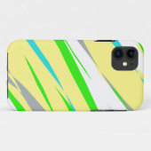 Pastellfarben Streifen iPhone Case (Rückseite (Horizontal))
