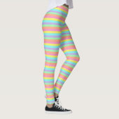 Pastellfarben Streifen Leggings (Rechts)