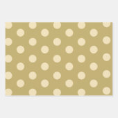 Pastellfarben Streifen, Punkte, minimales Blumenmu Geschenkpapier Set (Vorderseite 2)