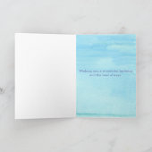 Pastellfarben Streifen zum Geburtstag Karte (Innenseite)