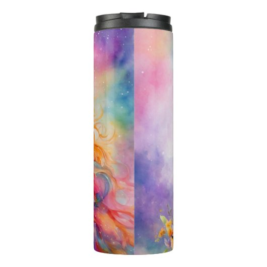 Pastellfarben Thermosbecher (Rückseite)