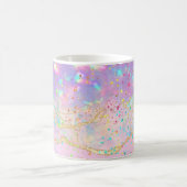 Pastellfarben-Tintenmarmor Kaffeetasse (Mittel)
