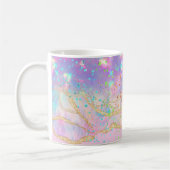 Pastellfarben-Tintenmarmor Kaffeetasse (Links)