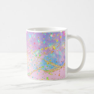 Pastellfarben-Tintenmarmor Kaffeetasse