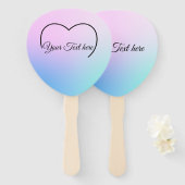 Pastellfarben - Top auf dem Lüfter Fächer (Vorne und Hinten)