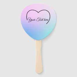 Pastellfarben - Top auf dem Lüfter Fächer