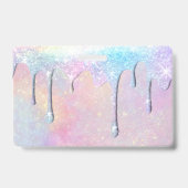 Pastellfarben Tropfen Ausweis (Rückseite)