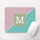 Pastellfarben-Übereinstimmung Erstmaliges Blau Ros Mousepad (Mit Mouse)