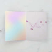 Pastellfarben und Gänseblüte für den Freund danke Karte (Innenseite)