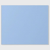 Pastellfarben und hellblaue Polka-Punkte Geschenkpapier (Flach)