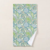 Pastellfarben Vintages Blumenmuster Badhandtuch Set (Handtuch)