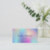 Pastellfarben Visitenkarte (Stehend Vorderseite)