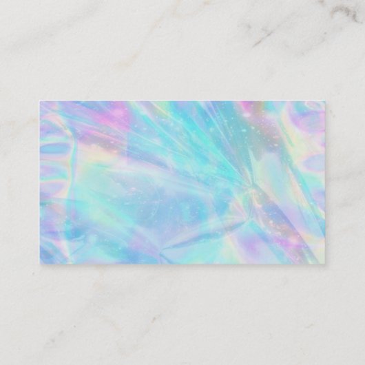 Pastellfarben Visitenkarte (Rückseite)