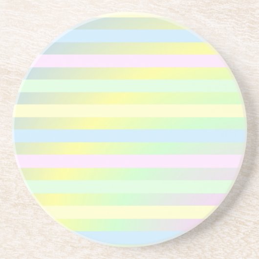 Pastellfarben von Regenbogen Getränkeuntersetzer (Vorne)