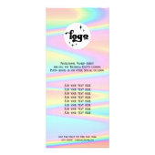 Pastellfarben Werbekarte (Vorne)