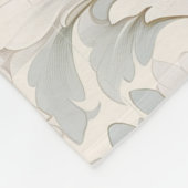 Pastellfarben zarte Blumenmotive Fleecedecke (Ecke)