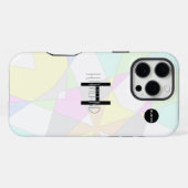 Pastellfarbene abstrakte Design-Handyhülle HAMbWG iPhone Hülle (Rückseite (Horizontal))