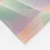 Pastellfarbene abstrakte Gradienten-Weichfarben-Äs Fleecedecke (Ecke)