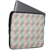 Pastellfarbene abstrakte Gradienten-Weichfarben-Äs Laptopschutzhülle (Vorne Rechts)
