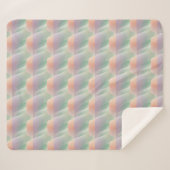 Pastellfarbene abstrakte Gradienten-Weichfarben-Äs Sherpadecke (Vorderseite (Horizontal))