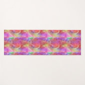 Pastellfarbene abstrakte Wirbel-Ölgemälde-Muster Yogamatte (Vorderseite (Horizontal))