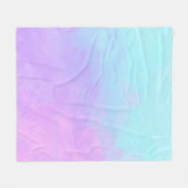 Pastellfarbene abstrakte Wolken-Flanelldecke Fleecedecke (Vorderseite (Horizontal))