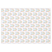 pastellfarbene Aquarellkinder Tischdecke (Vorderseite (Horizontal))