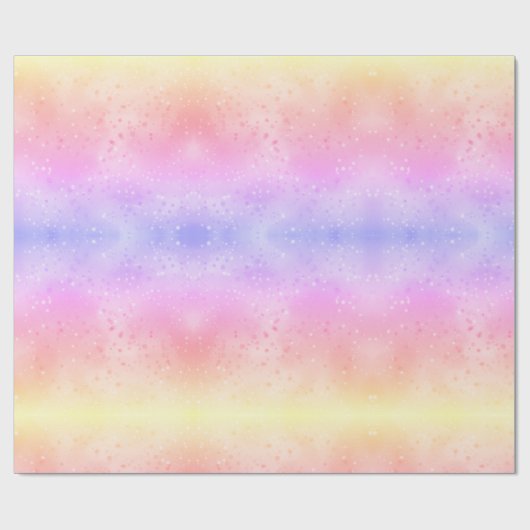 Pastellfarbene Batikmuster-Verpackungspapier, bunt Geschenkpapier (Flach)