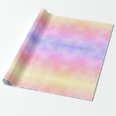 Pastellfarbene Batikmuster-Verpackungspapier, bunt Geschenkpapier (Ungerollt)