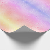 Pastellfarbene Batikmuster-Verpackungspapier, bunt Geschenkpapier (Ecke)