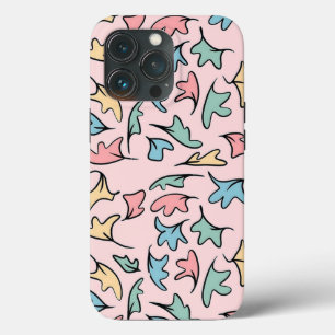 Pastellfarbene Blätter Rosa Case-Mate iPhone Hülle