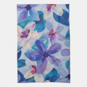 Pastellfarbene Blume Geschirrtuch (Vertikal)