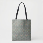 Pastellfarbene Blume mit dunklem Hintergrund Tasche (Vorderseite)