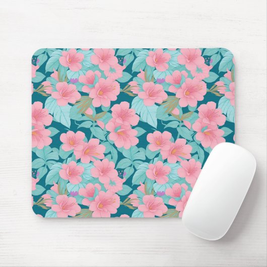 pastellfarbene Blume Mousepad (Mit Mouse)