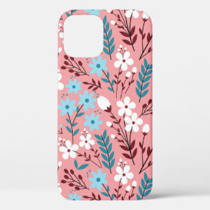 Pastellfarbene Blume Nahtloses Muster mit rosa  Case-Mate iPhone Hülle