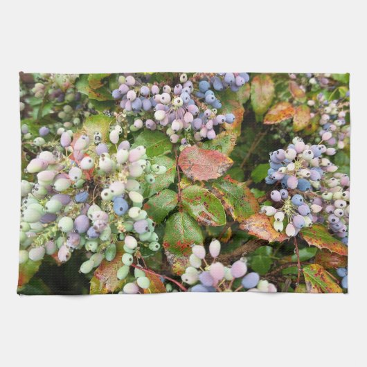 Pastellfarbene Blumen-Küchenhandtuch Geschirrtuch (Horizontal)