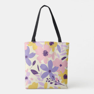 Pastellfarbene Blumen-Tasche Sanft vintage-inspi Tasche