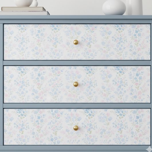 Pastellfarbene Blumendekupage-Seidenpapier Seidenpapier