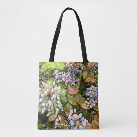 Pastellfarbene Blumengarten-Tasche Tasche (Vorderseite)