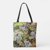 Pastellfarbene Blumengarten-Tasche Tasche (Rückseite)