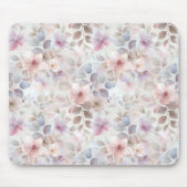 pastellfarbene Blumenmauspad für Computertische Mousepad (Vorne)