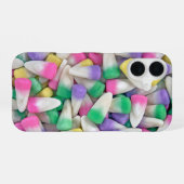 Pastellfarbene Candycorn iPhone 16 Hülle (Rückseite (Horizontal))
