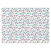 Pastellfarbene Dackeldecke Tischdecke (Vorderseite (Horizontal))
