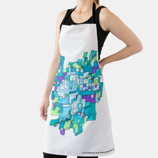 Pastellfarbene Endlose Quadratische Gelassenheit Schürze (InSitu)