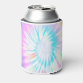 pastellfarbene gefärbte Krawatte Dosenkühler (Kanne Rückseite)